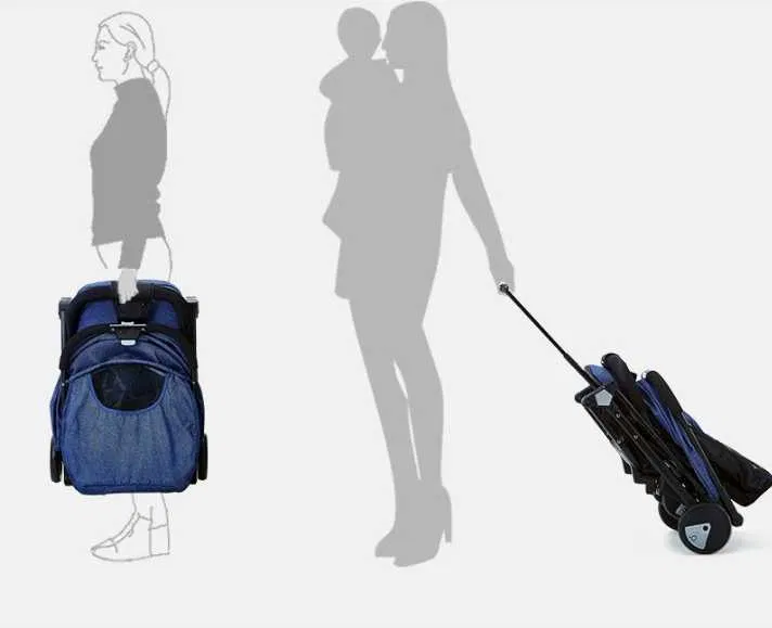 Carucior Copii / Carut Sport Tip Troller Transport Avion Bao - imagine 5