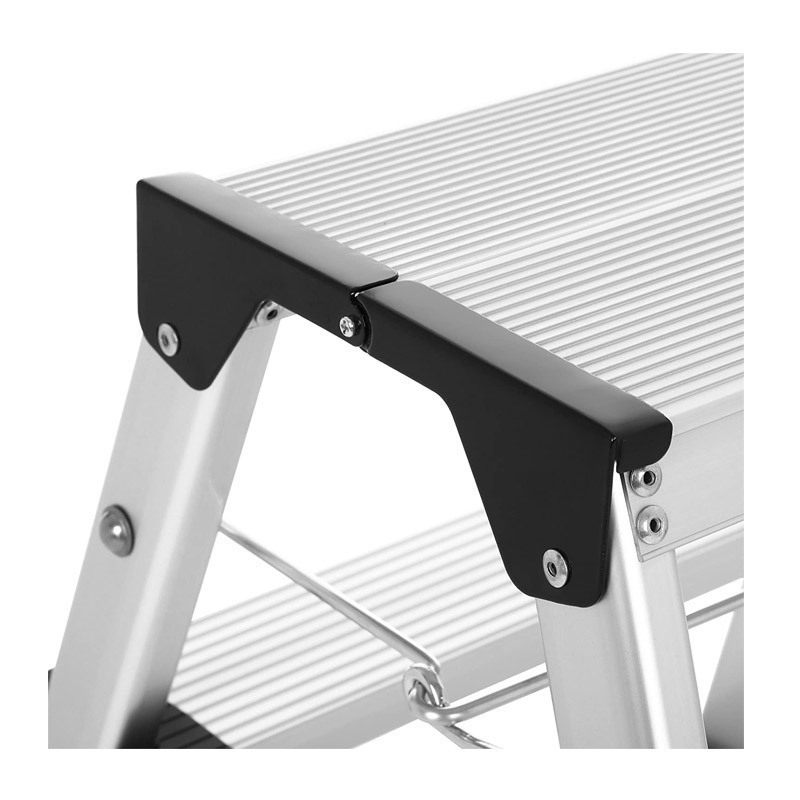 Scara Dubla din Aluminiu cu 3 Trepte – Scara Multifunctionala, Sarcina Maxima 150 kg - imagine 5